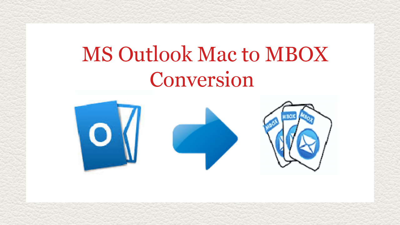 Conversion from MS Outlook Mac to MBOX, Discover Easy Methods